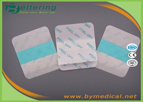 Non frame shape permeable transparent PU IV Cannula Dressing breathable