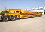 150 Tons 3 Axles Hydraulic Gooseneck Low Bed Semi Trailer