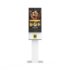 Quality 21.5 Inch Floor Standing Self Service Restaurant Kiosks With VPOS wholesale
