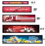 Supermarket Shelf Wall Mounted 38" Bar Type LCD Display