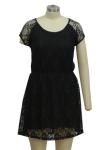 Trendy Women'S Casual Dresses Shining Rhinestone On Shoulder Ladies Work Dresses