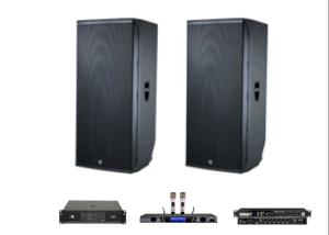 Quality OEM 1000W Karaoke Amplifier Speaker System With Microphone Set wholesale