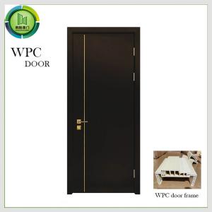 Quality Formaldehyde Free Interior WPC Wood Door 800mm Width Villa Bedroom Doors wholesale