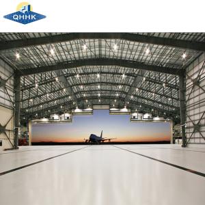 Quality Pre Designed Q355 Steel Structure Hangar H Beam Metal Portal Frame Building wholesale