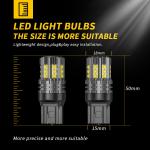 White LED Car Turn Signal Lights Auto 12V 24V 2835 45SMD 1156 1157 T25 3156 3157