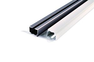 Quality sliding curtain Aluminium Sliding Rail Silent Ceiling Track Curtain Accessories Rails wholesale