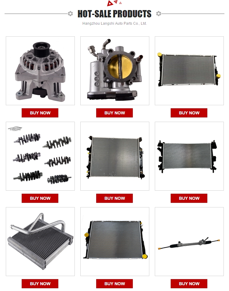632*398*32mm Core Size Auto Spare Parts of Cooling System for Audi A4 8E0121251P