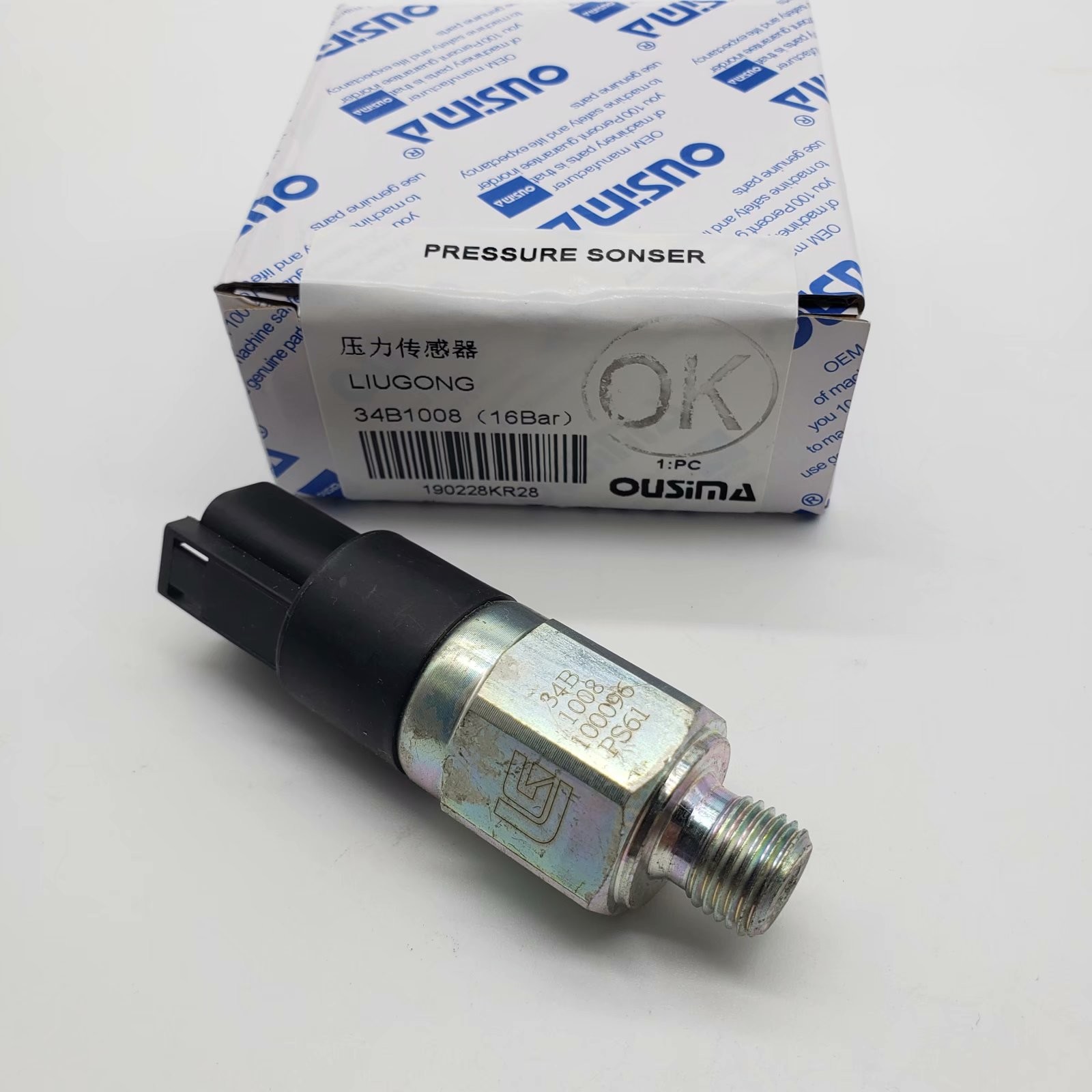 OUSIMA Eletric Excavator 34B1008 1.6 Bar Pressure Sensor