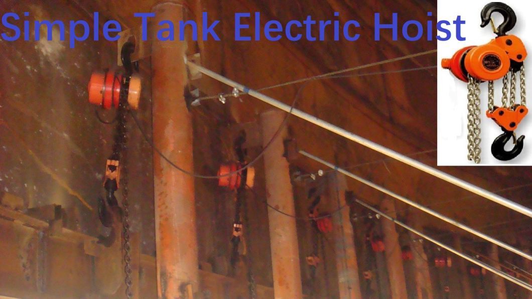 Electric Hoist to Lifting Light Oil Tank