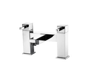 Quality Cleanroom Brass Bath Shower Mixer With Double Handles T8174 wholesale