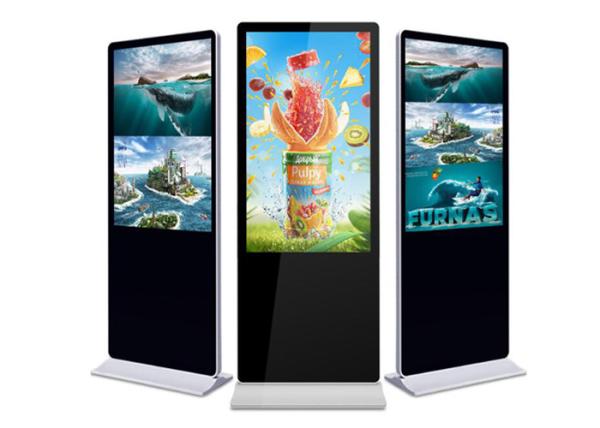 Multifunctional Advertising Digital Signage Powder Coating 55 Inch HDMI