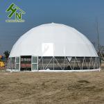 2 Ventilation Window Igloo Dome Tent 15m Diameter Exhibition Transparent