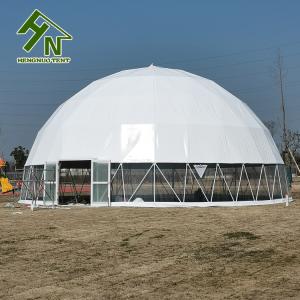 Quality 2 Ventilation Window Igloo Dome Tent 15m Diameter Exhibition Transparent wholesale