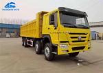 371HP 50T Used HOWO SINO Tipper Truck With New Tire