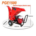 15HP Home Using Wood Chip Shredder Small Branch Cutter Diesel Engine