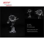 Abstract Polymethyl Methacrylate Sculpted Artworks Perfect Addition To Modern