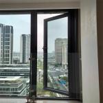 Retractable Screen Door Roller Screen Door Aluminum Frame Mosquito Mesh Folding