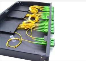 Quality SC APC G657A Fiber Optic PLC Splitter Distribution Box 3 In 24 Out wholesale