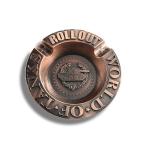 Zinc Alloy Enamel Vintage Portable Ashtray Laser Engraving Logo Purse Ashtray