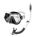 Silicone Skirt Ladies Snorkel Set Dry Top Diving Mask Set Scuba Diving Equipment