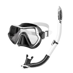 Quality Silicone Skirt Ladies Snorkel Set Dry Top Diving Mask Set Scuba Diving Equipment wholesale