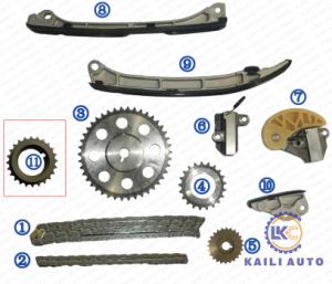 Quality Timing chain kit for MAZDA CX-5 KE 6 stufenheck GJ.GH 6 Kombi GJ.GH 2.2 D AWD 12-18 SH02-12-201 108L SH01-14-151 58L wholesale