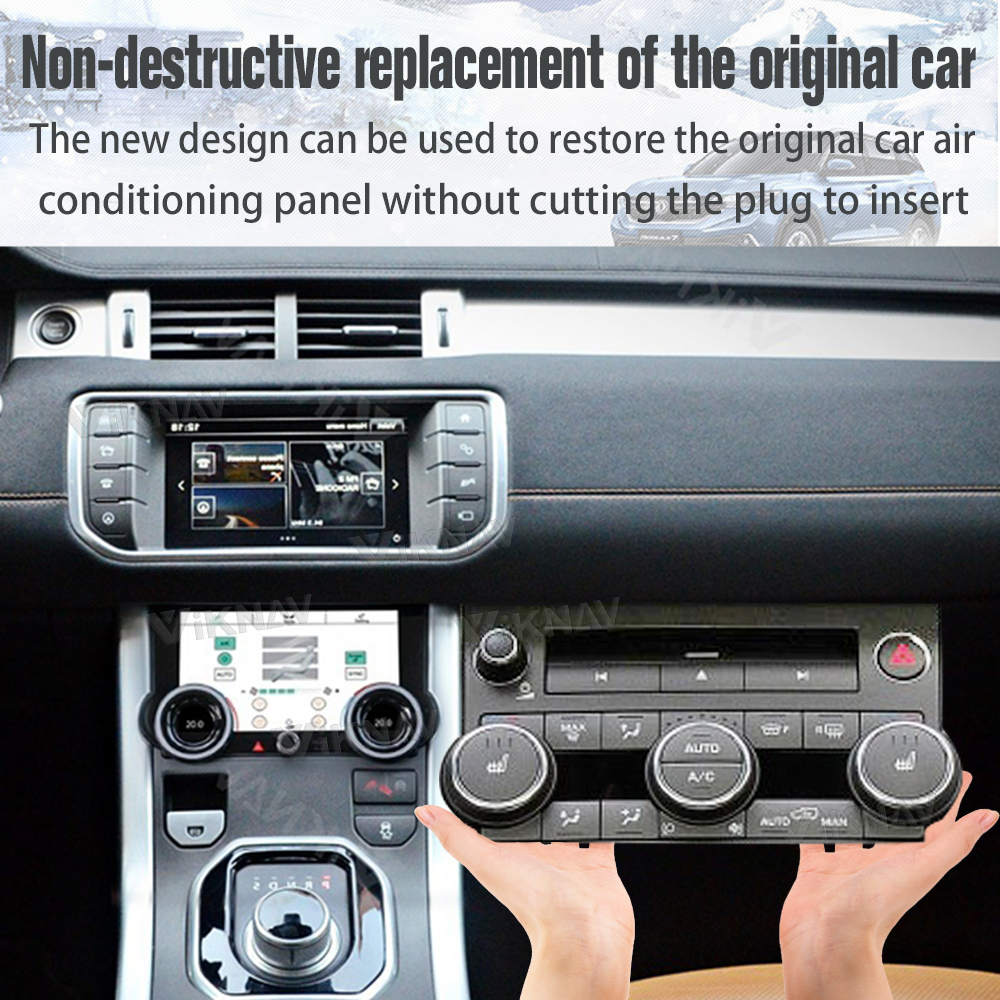 Double Din 10" Touch Screen AC Control For Land Rover Evoque L551 L538