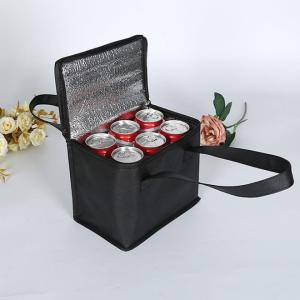 Quality 50x2.5cm 6 Can 2mm EPE 80gsm Promotional Insulated Lunch Bags wholesale