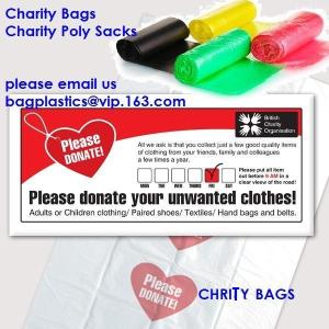 Quality Charity Shop Collection Bag, Plastic Donation Bags, Charity Sacks, Green Sacks, Yellow Bag liner bags sacks green sacks wholesale