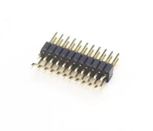 Quality Dual Row 1.27mm Pin Header SMD SMT Right Angle PA6T PA9T LCP wholesale