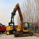 harvester head forest with cutting shear tree harvester head