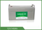 140Ah Led Light Rechargeable Battery Deep Cycle With Silver Prismatic Case