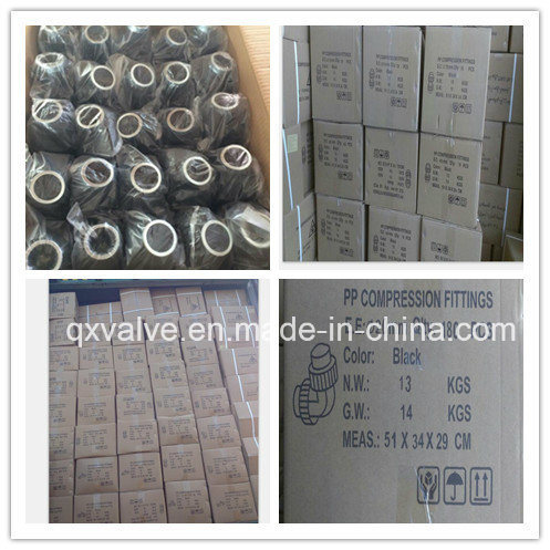 Pipe Clamp Saddle Fitting PP Compression Fitting Plastic Fitting Compression Fittings Plastic Pipe Fitting for Irrigation Use