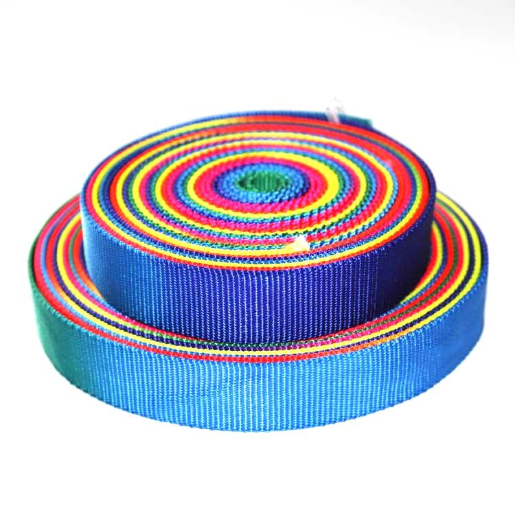 Blue 3cm Polyester Polypropylene Webbing For Dog Collars High Strength