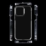 Transparent Shockproof Blank 3D Sublimation PC Coated Phone Case For IPhone 14