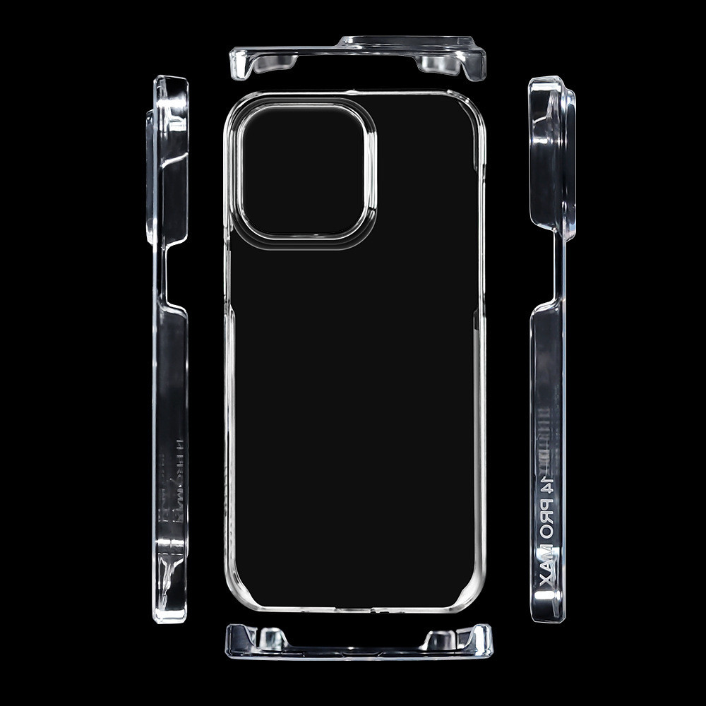 Transparent Shockproof Blank 3D Sublimation PC Coated Phone Case For IPhone 14 15 16