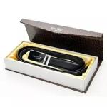 bespoke coffee drawer wallet gift box leather belt sliding packaging box