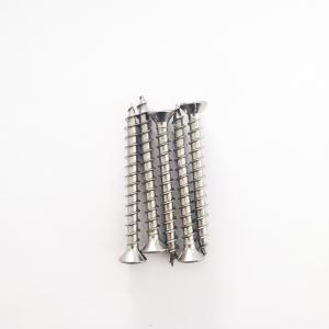 Quality Square Socket Flat Head 304 SS DEK Chipboard Screw T17 SQ Drive With Four Ribs wholesale