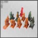 Glazed Architectural Ornamental Clay Ridge Tiles Phoenix Roof Figures