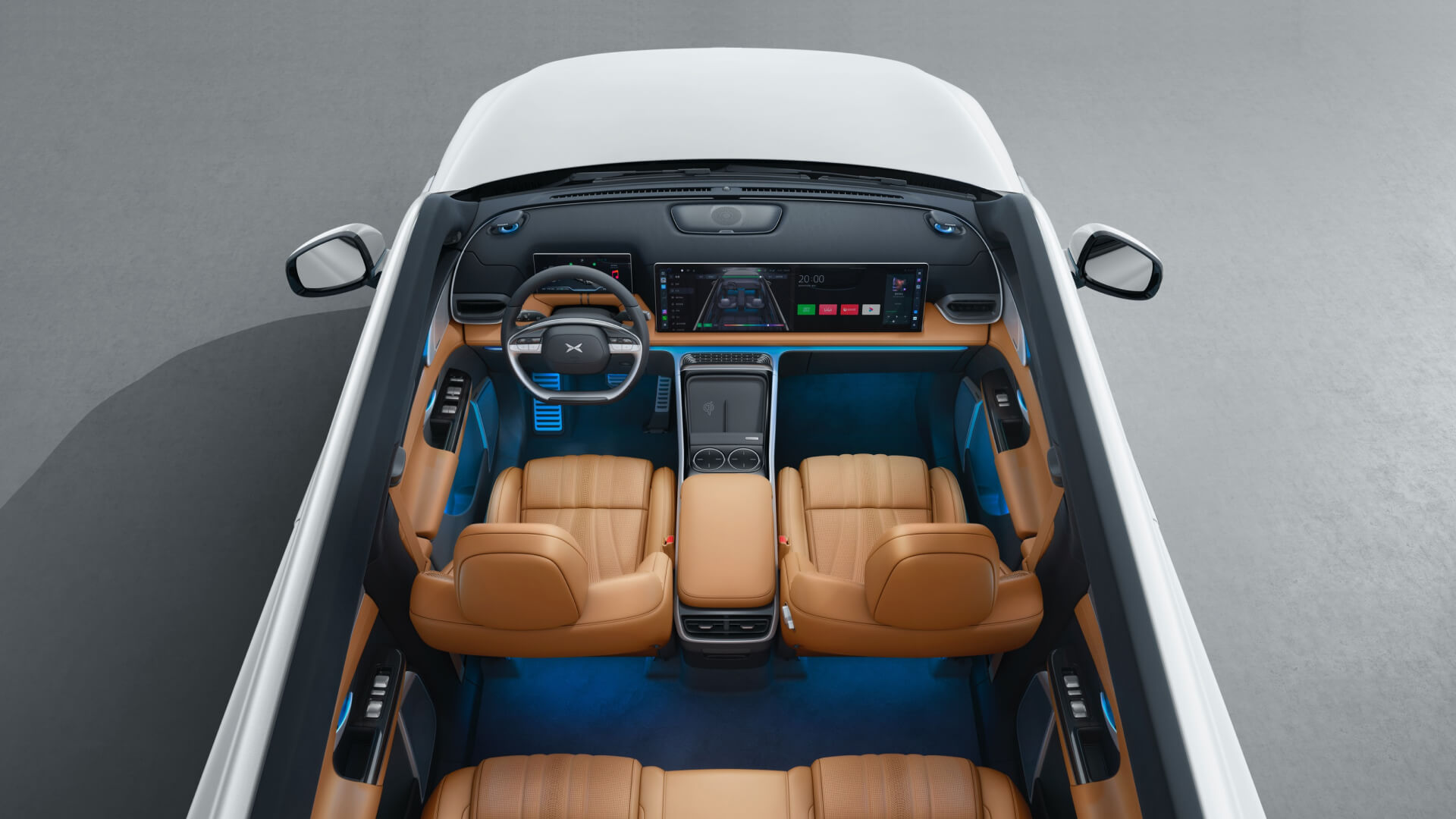 Xpeng G9 2023 5 Door 5 Seat Body Structure for Adult Enclosed New Energy Electric Car