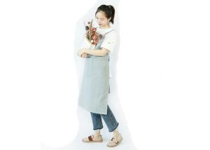 Quality Fresh Green Dust Proof Barista Canvas Aprons For Adults wholesale