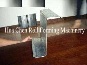 Quality Metal Roofing Z Purlin Roll Forming Machine For Color Steel Plate With CE / ISO wholesale