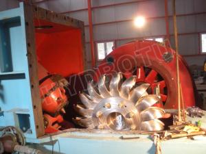 Quality Hydropower Station With Water Heads 80 - 800m,Impulse Water Turbine / Pelton Turbine Generator wholesale