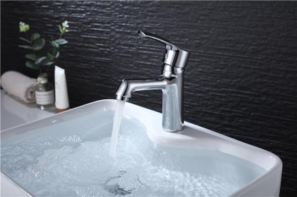 Household Bathroom Basin Faucets Hot Cold Water Control Brass Cartridge