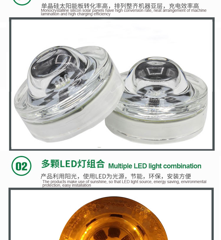 Road Safety Stud for Improved Traffic Safety Solar Glass Cat Eye Road Stud on Sale
