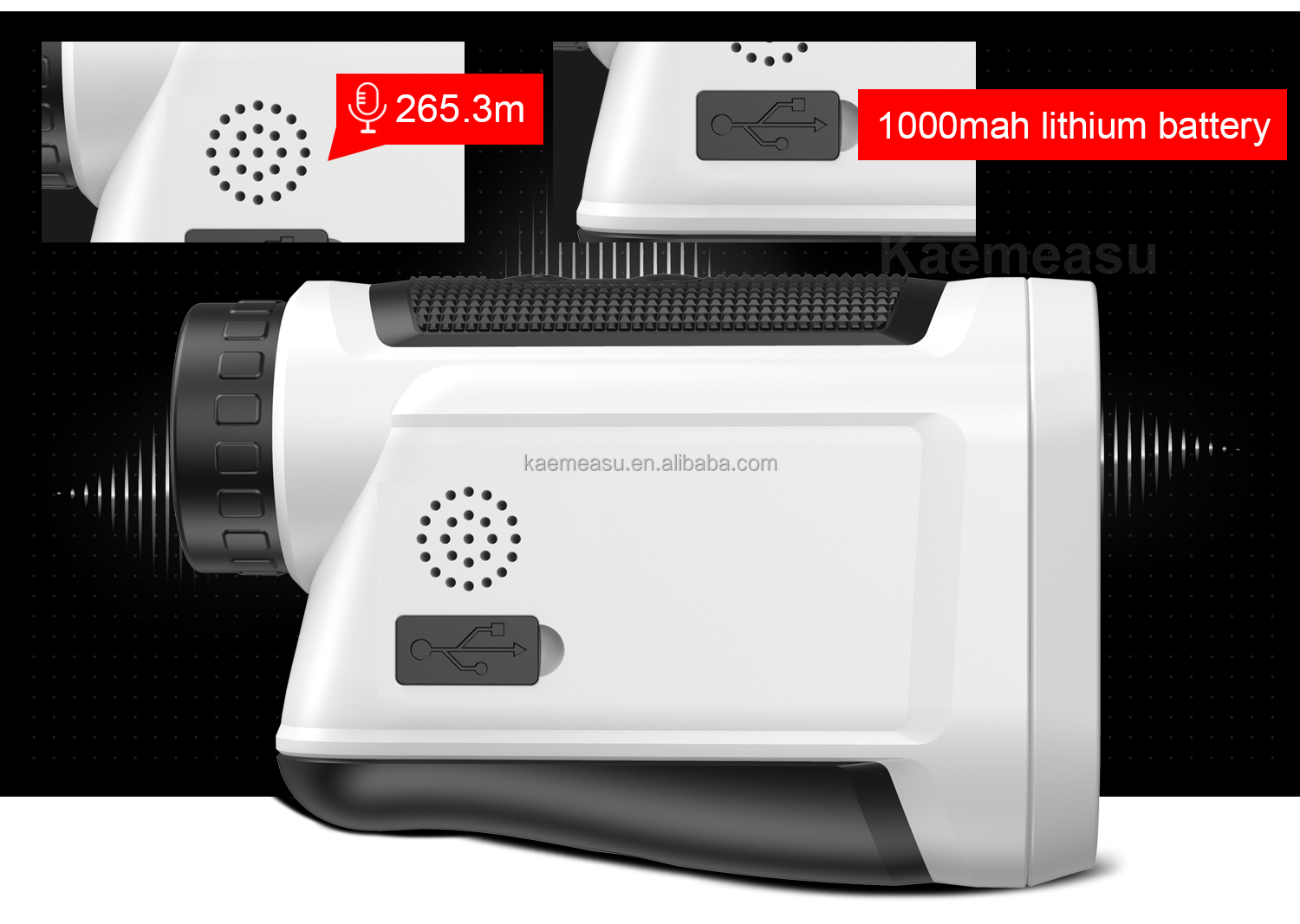 Handheld Rechargeable Laser Rangefinder Golf Mini Laser Rangefinder With Slope Golf Laser Rangefinder