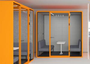 Quality Soundproof Aluminum Meeting Booth Pods For Musical Instrument Customized Size wholesale