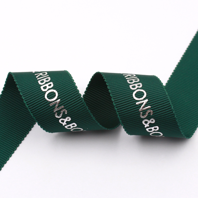 Custom Logo Personalised Printed Ribbon 1 / 2 Inch Width Single Face Style
