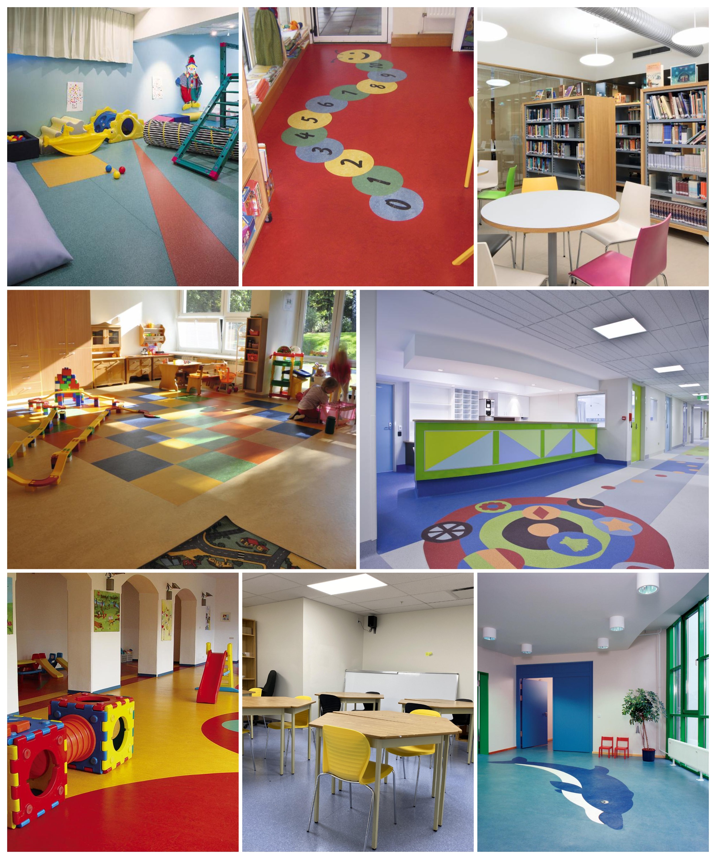 Indoor Office Wear Resistant PVC Vinyl Flooring Roll with and T Grade Wear Resistance