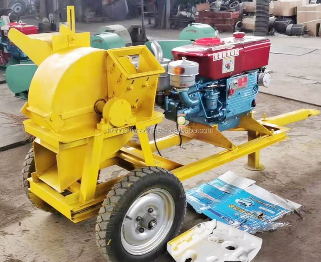Tree Log Wood Crusher Biomass Pellet Machine High Capacity